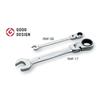 TONE Oscillating ratchet box wrench set RMF700 Black Contents: 7 items