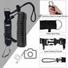TPU scufundări anti-pierdere cameră șnur spirală durabil arc subacvatic anti-pierdere frânghie pivotantă cârlig portabil accesorii sport