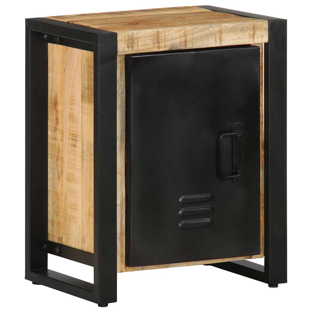 Vidaxl Szafka Nocna, 40 X 30 X 51 Cm, Surowe Drewno Mango