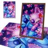 Full Round Diamond Painting Stitch and His Girlfriend Art Rhinestone Picture Mosaic DIY 5D Cross Stitch Embroidery Home Decoration