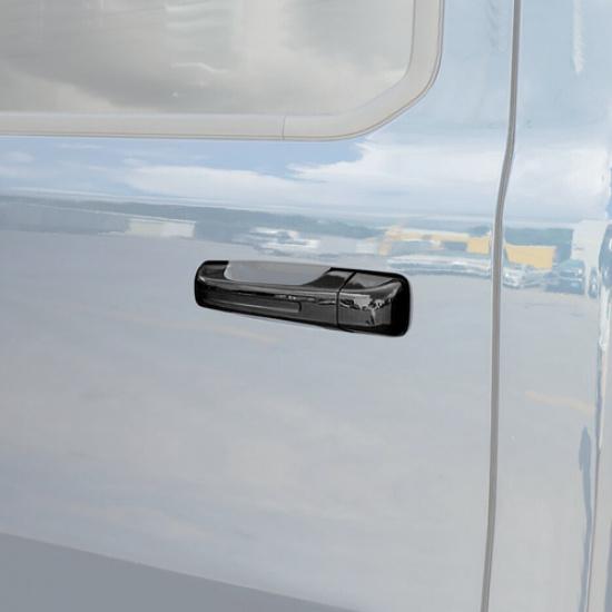 Car Door Handle Cover For Dodge Ram 1500 19-25 Gloss Black Trim Exterior Molding