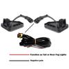 JL Bumper Reflector Light Fit for Jeep Wrangler Fit Rear Tail Light Rear Fog