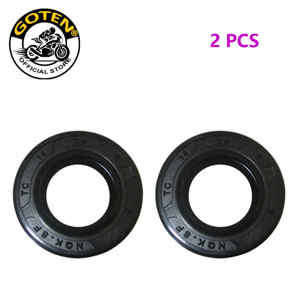 Goten Oil Seal 14x24x6mm Black For Honda GL1100 VF750C VF1100C ATC250R VF1000R VF1100S VT500C VF700C #91202-444-023 91202-444-01