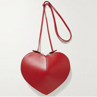 Peach Heart Shape Luxury Designer Handbags for Women New Fashion Purse Simple Versatile Lady Small Shoulder Crossbody Bags