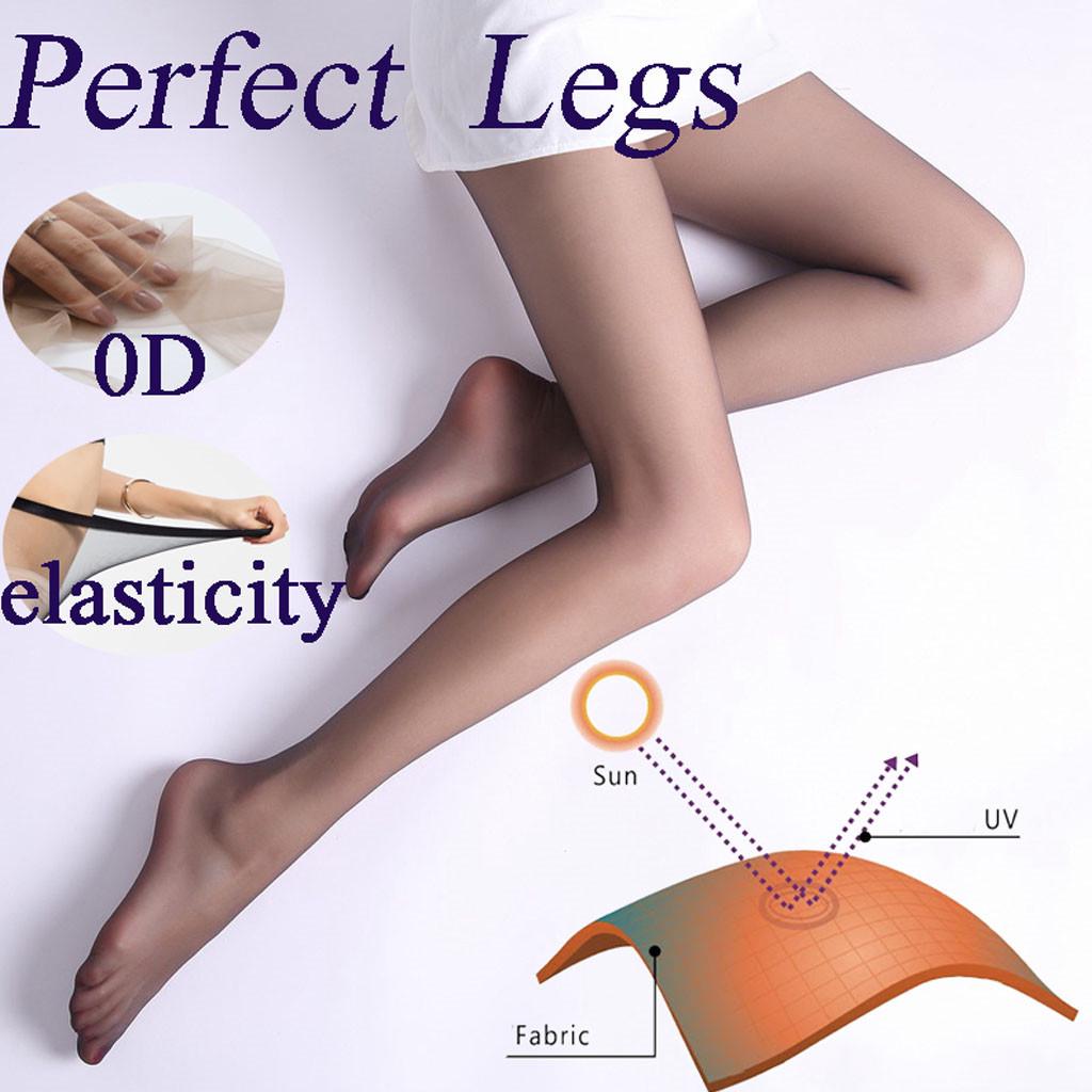 

Женские летние колготки Perfect Legs, длинные чулки, защита 0D, анти-УФ-чулки
