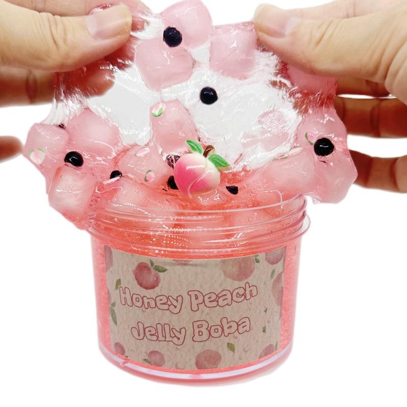70ML Crunchy Slime Super Soft And Non-Sticky Jelly Cube