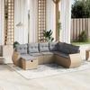 VidaXL Garden Lounge Set with Cushions 7 Pcs, Patio Sofas, Patio Furniture Set, Outdoor Furniture, Mix 3264145
