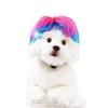 Adorable Pink Blue Shaggy Pet Wig For Halloween Festivities And Costume Parties