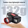 White Laser Induction Night Fishing Headlamp with TYPE-C Charging and Telescopic Zoom