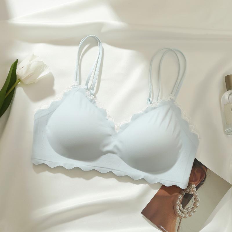 

Женское летнее тонкое женское нижнее белье для маленькой груди, собирающее, без косточек, против обвисания, удобное, с мягкой поддержкой, бесшовное S