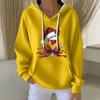 Women's Fashion Casual Christmas Angel Print Pullover Long-Sleeve Sweatshirt