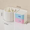 Rotating Cosmetic Organizer: Makeup Brush, Skincare, Lipstick & Pen Holder for Home or Dorm Desk