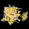 50Pcs Dental Mixing Tips Impression Materials Lab Denture Laboratory Color Tubes Disposable Silicone Rubber