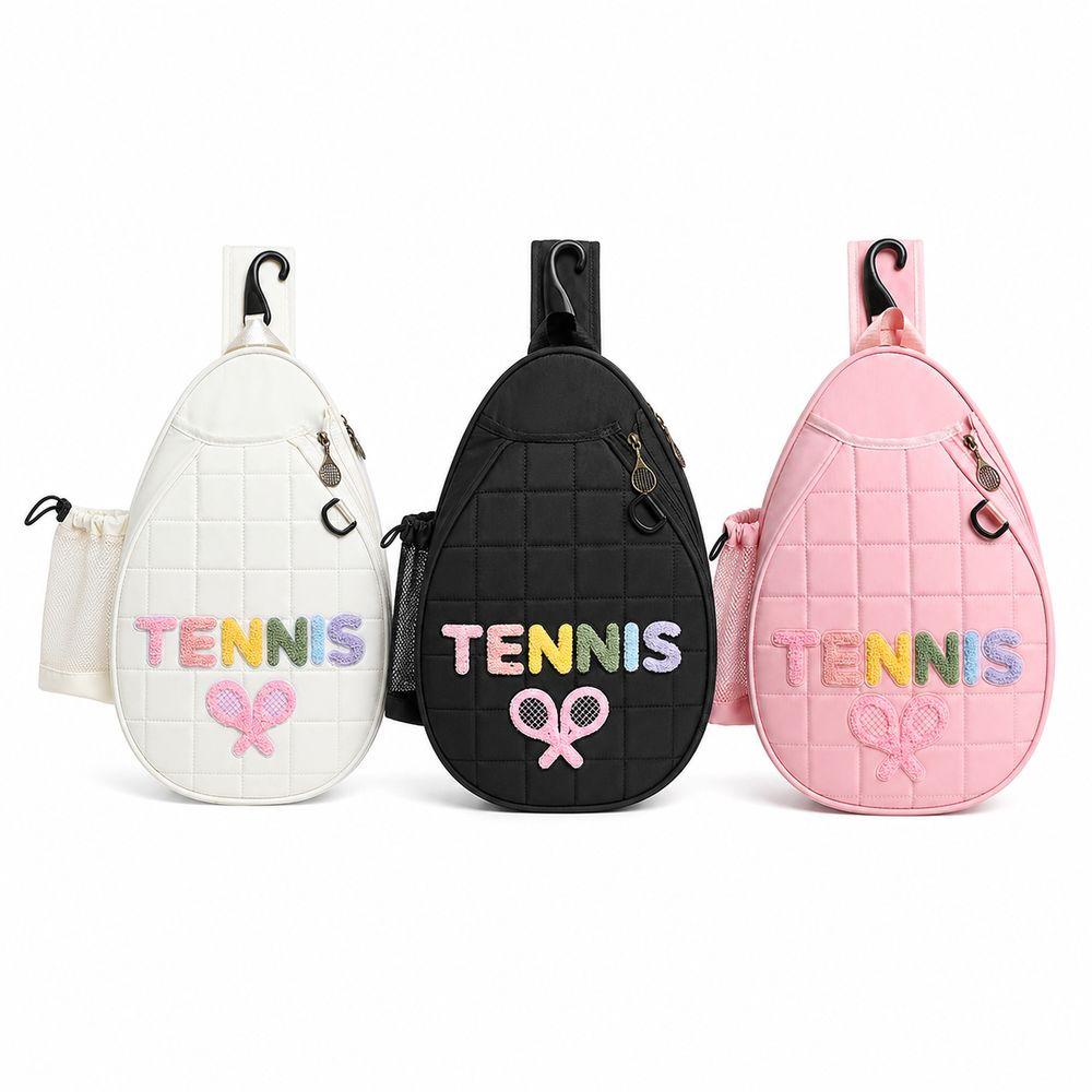 Waterproof Tennis Rackets Sling Bag Large Capacity Badminton Racket Crossbody Bag