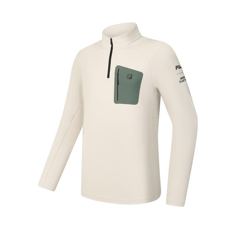 New FILA X BBC EARTH T Shirt Men's Camel A11M437201FBG