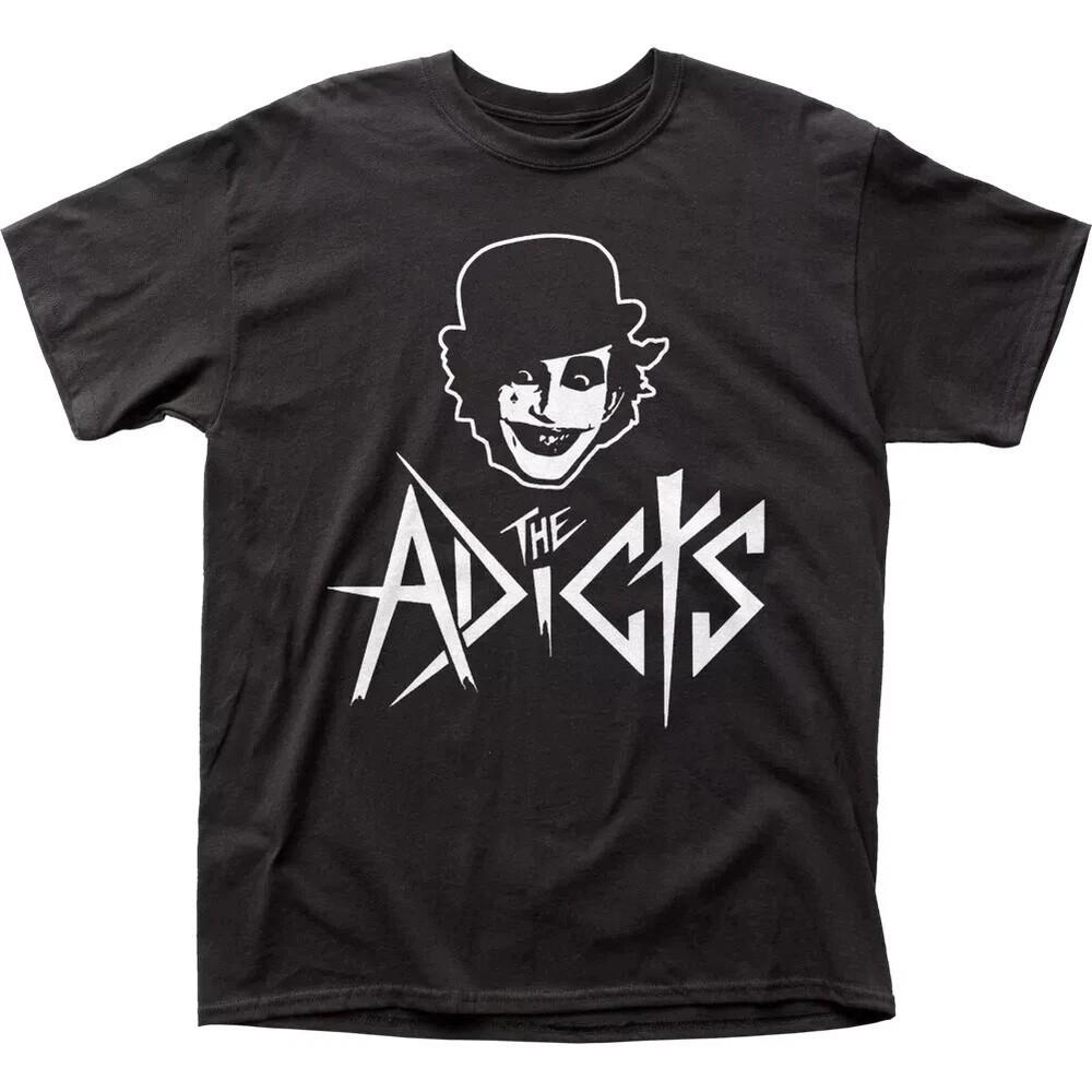 The Adicts Monkey T Shirt Mens Rock N Roll Music Band Tee New Black Unisex T-Shirt XL