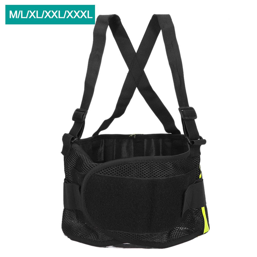 

Adjustable Reinforced Waist Belt Breathable Lumbar Two Brace Band with Reflective Strip
