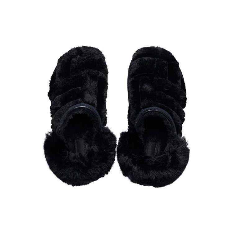 Crocs Eva Snowhouse Fuzzy Clogs Damen Schuhe Schwarz 208938-001