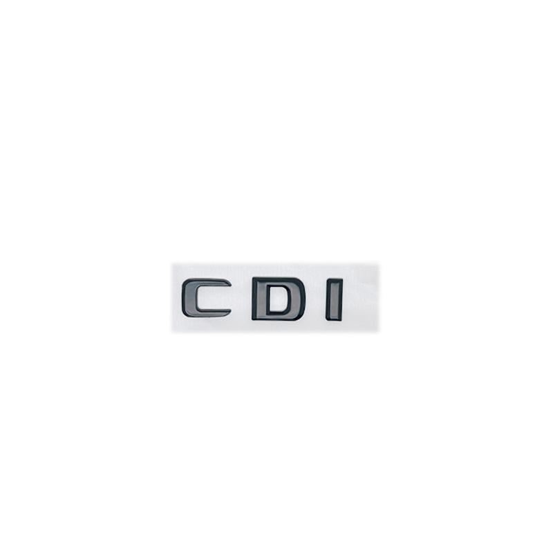 Mercedes Benz CDI CGI TDI 4Matic için Harfler Amblem Araba Stil Bagaj İsimliği Logo Etiketi Düz Yazı Tipi Gümüş Parlak Siyah