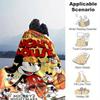 1pc Mickey's Nightmare Blanket Perfect for Home Decor, Couch Blanket, Outdoor, Gift Idea, Flannel Throw, Bedroom, Living Room, Travel, Camping
