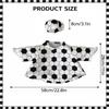 Creative Porch Goose Futbol Uniform Football Theme Soft Goose Costume Set Precise Fit Football Print Lawn Goose Outfit