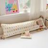2026 Cotton Appliqué Embroidery Removable Washable Long Cushion 32x100cm