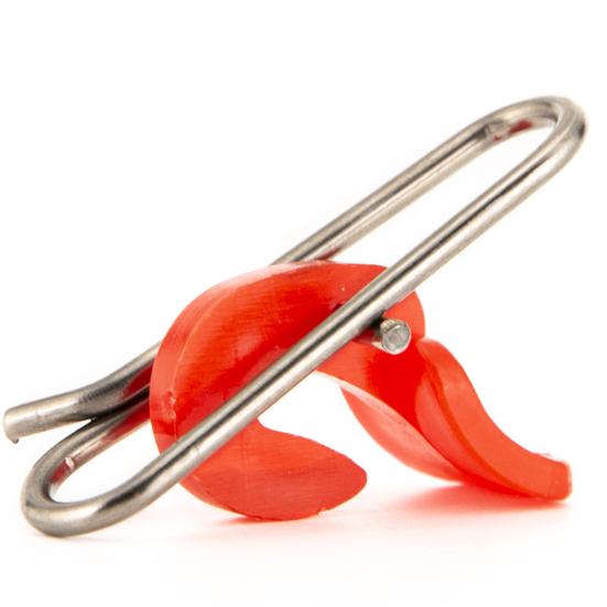 MUQZI Sports Accessory Efficient Lure Hook Clip Paper Clip Shape Grey/Black/Red Easy To Use