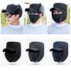 Cotton Plush Winter Men Bomber Hat Windproof Earflaps Caps Warm Thick Balaclava