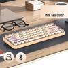 OLOEY Portable Wireless Gradient Bluetooth Keyboard