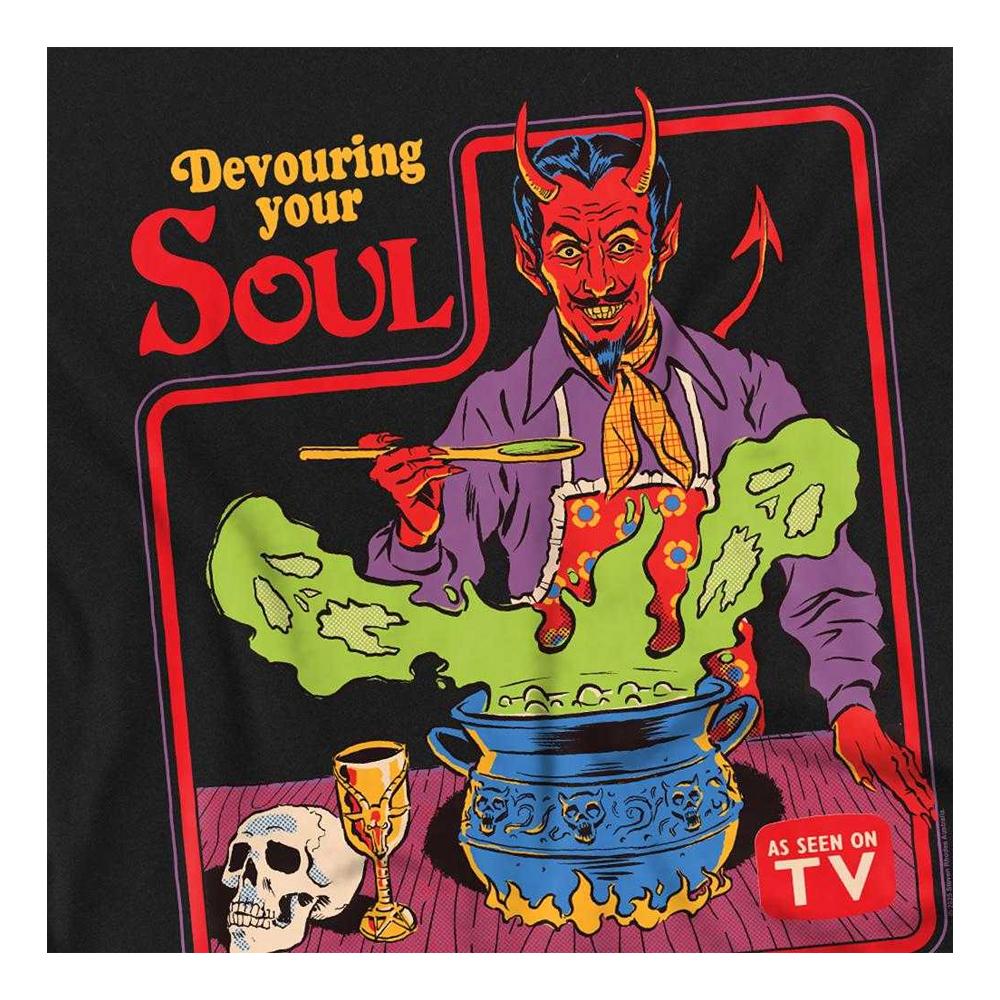 Steven Rhodes Unisex Adult Devouring Your Soul Long-Sleeved T-Shirt