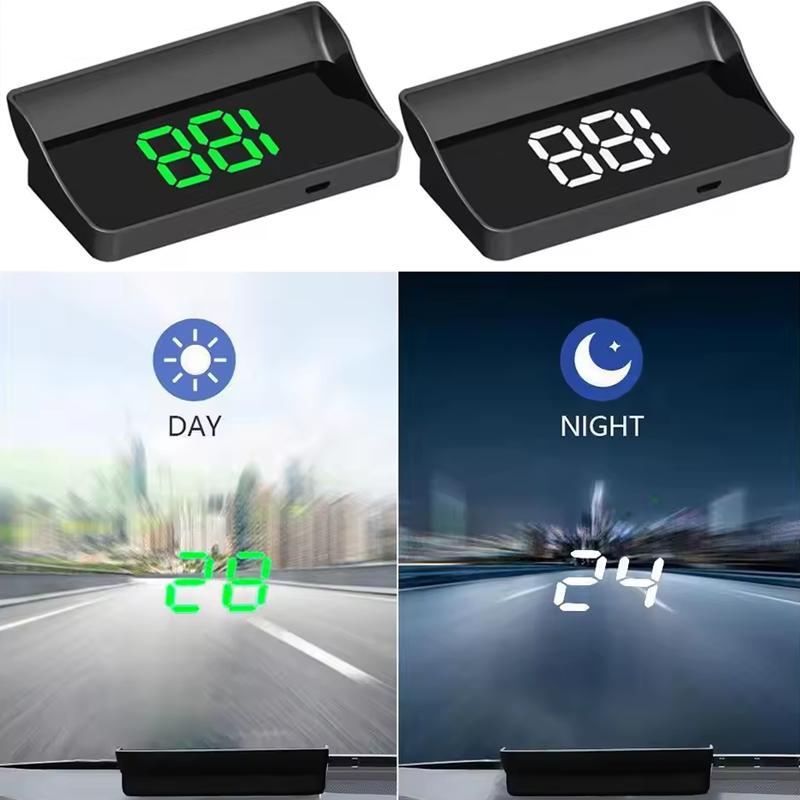 Car head up high-definition display GPS speed display, windshield projector, suitable for all automotive electronic components