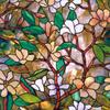 Window Privacy Film Stickers Artscape Magnolia Window Film Vinyl for Glass Windows Stained Glass Window Film Home and Bathroom