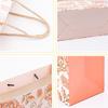 WTEMPO Wedding Rose Paper Bags Festival Party Gift Bags Shopping Clothes Hand-carry Packaging Bags DIY Foldable Printed Universal Storage Bags