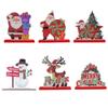 Multifunction Christmas Wood Ornament Party Background Decoration for Festival New Year Decoration Present