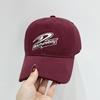 Embroidered Casual Baseball Cap for Boys and Girls Spring and Summer Sun Hat Korean Style Face Showing Little Duckball Cap