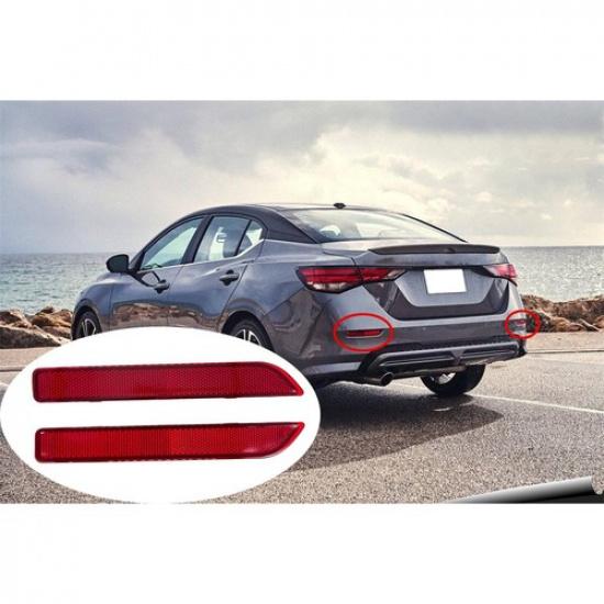 Задний бампер автомобиля отражатель левый и правый для Nissan Sentra 26565-8990B SR SV 2.0L