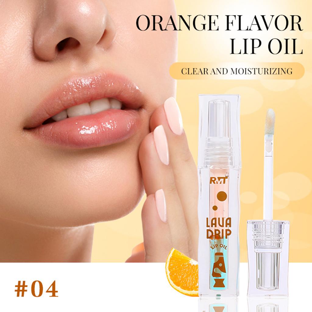 Portable Dual-Shade Lip Gloss Oil – High-Nourish Plumping Effect, Fruit Aroma, Mini Size with Glossy Finish