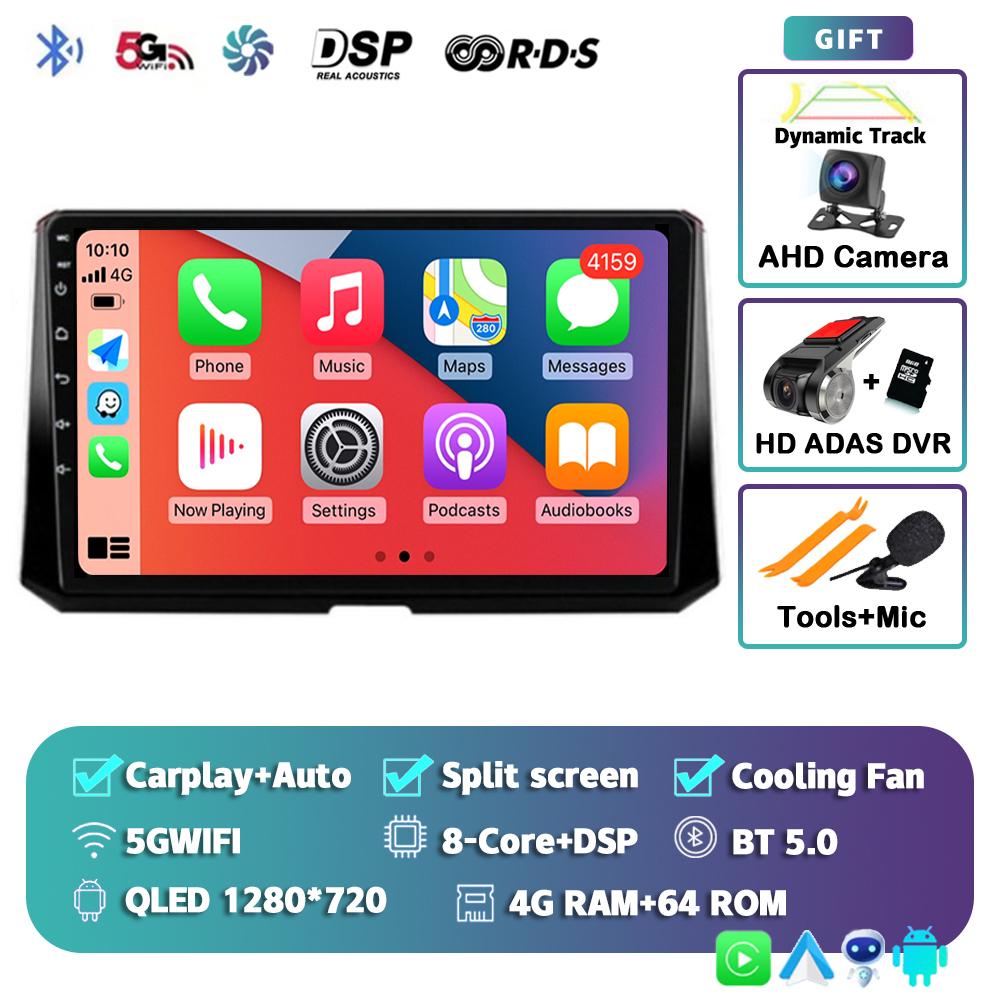 Android14 Multimedia Video Player For Toyota Corolla 12 2019 2020 2021 2022 wireless Carplay Stereo Carplay 4G WIFI GPS 2Din DSP