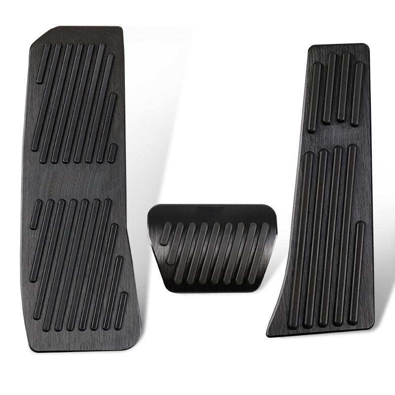 Car Pedals Pad Covers For BMW 5 6 Series G30 G31 G32 5GT 6GT Foot Accelerator Fuel Brake Footrest Pedal Plate Cover