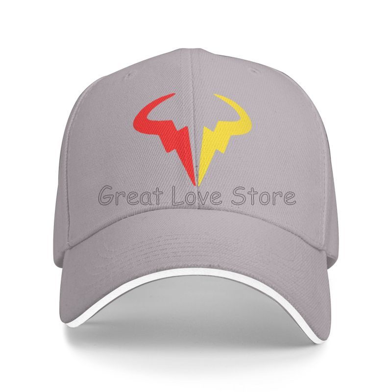 Rafael Nadal RN Rafa Print Baseball Cap Women Summer Outdoor Sport Sun Protector Bucket Hats Men Snapback Cap Dad Hat Golf Hat