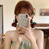 1/2 Pcs Fashion Leaf Cherry Barrettes Hair Clips For Women Girls Party Hair Accessories