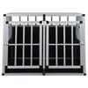 VidaXL Double Door Dog Cage 94 X 88 X 69 Cm 170665