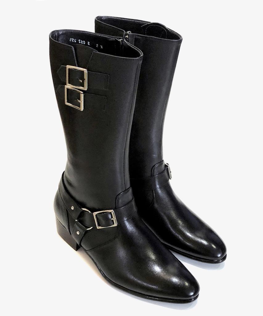Joenshoe Laurent Mid-Level Engineer Long Boots Black