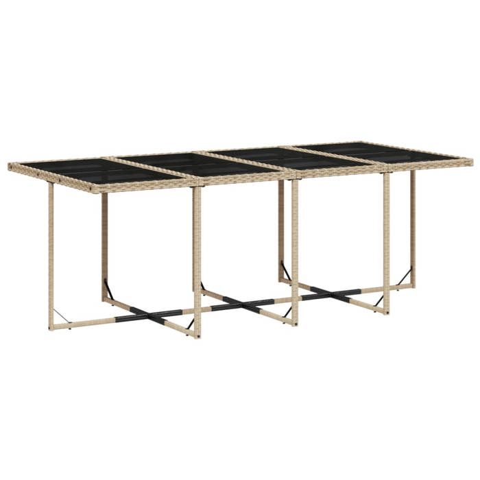 VidaXL Ensemble à Manger de Jardin avec Coussins 13 pcs, Table et Chaises à Dossier Rabattable, Meubles d'Extérieur Patio 3211044