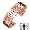 Gebogenes Ende Edelstahl-Uhrenarmband für Casio Tissot seiko Uhrenarmbänder 12 13 14 15 16 17 18 19 20 21 22mm Metallarmband