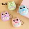 Portable Stress Relief Toy Owl Voice Recorder Keychain, Mini Music Box Pendant with Recording Function, Educational Gift Cute Animal Key Ring