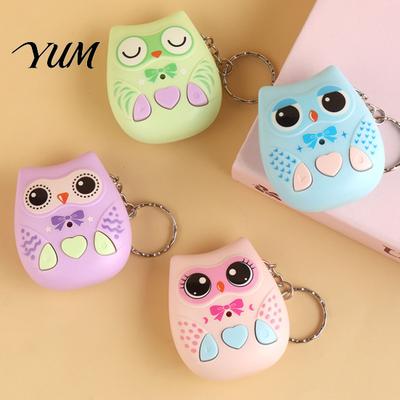 Portable Stress Relief Toy Owl Voice Recorder Keychain, Mini Music Box Pendant with Recording Function, Educational Gift Cute Animal Key Ring