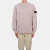 Stone Island Ribbed Solid Color Crew Neck Sports Long Sleeve Comfortable Knit Sweater Men sweater Light-Purple 801562656-V0080