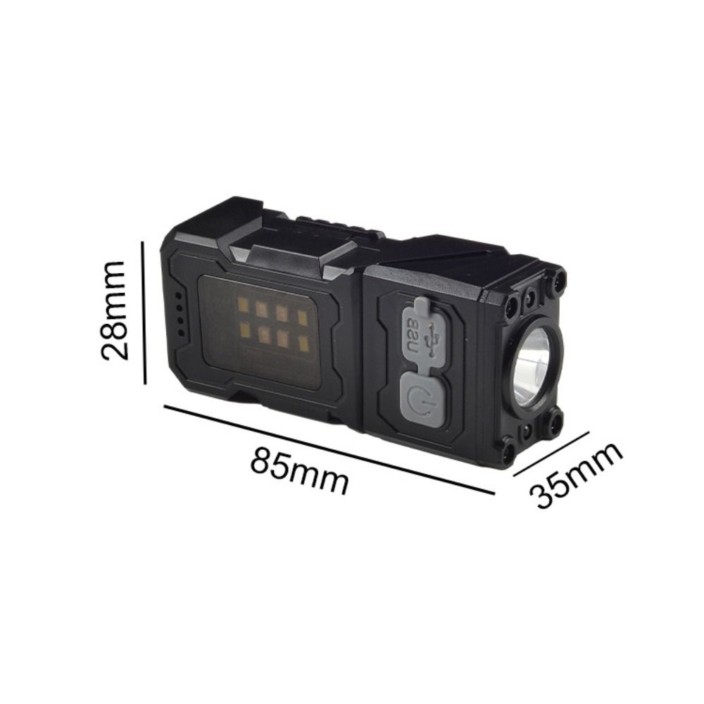 6 Lighting Modes Head Mounted Light USB Rechargeable Fishig Lantern Floodlight Headlamp  Night