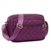 Lattice Embroidered Nylon Crossbody Bag Large Capacity Woman Messenger Bag  Outdoor